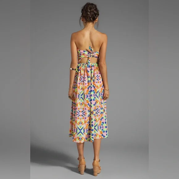 MARA HOFFMAN Aloha geometric strapless sundress, size 0 - Picture 15 of 15